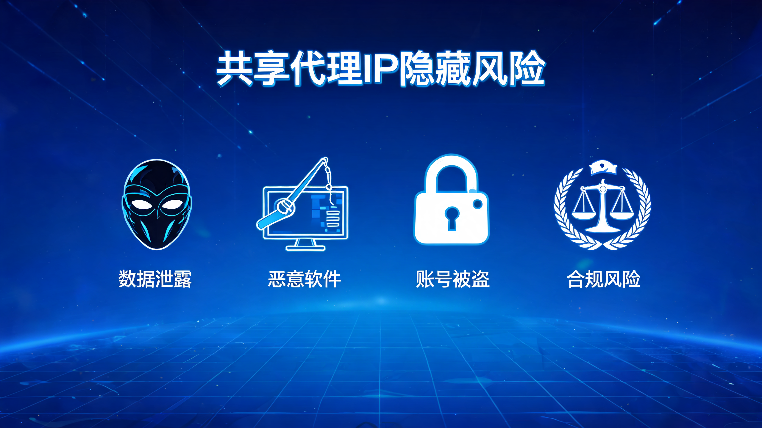 共享代理IP有哪些隐藏风险？配图